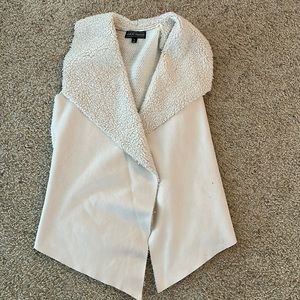 Sherpa/Faux Suede Vest